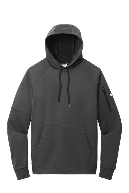Nike Therma-FIT Pocket Pullover Fleece Hoodie NKFD9735 Anthracite