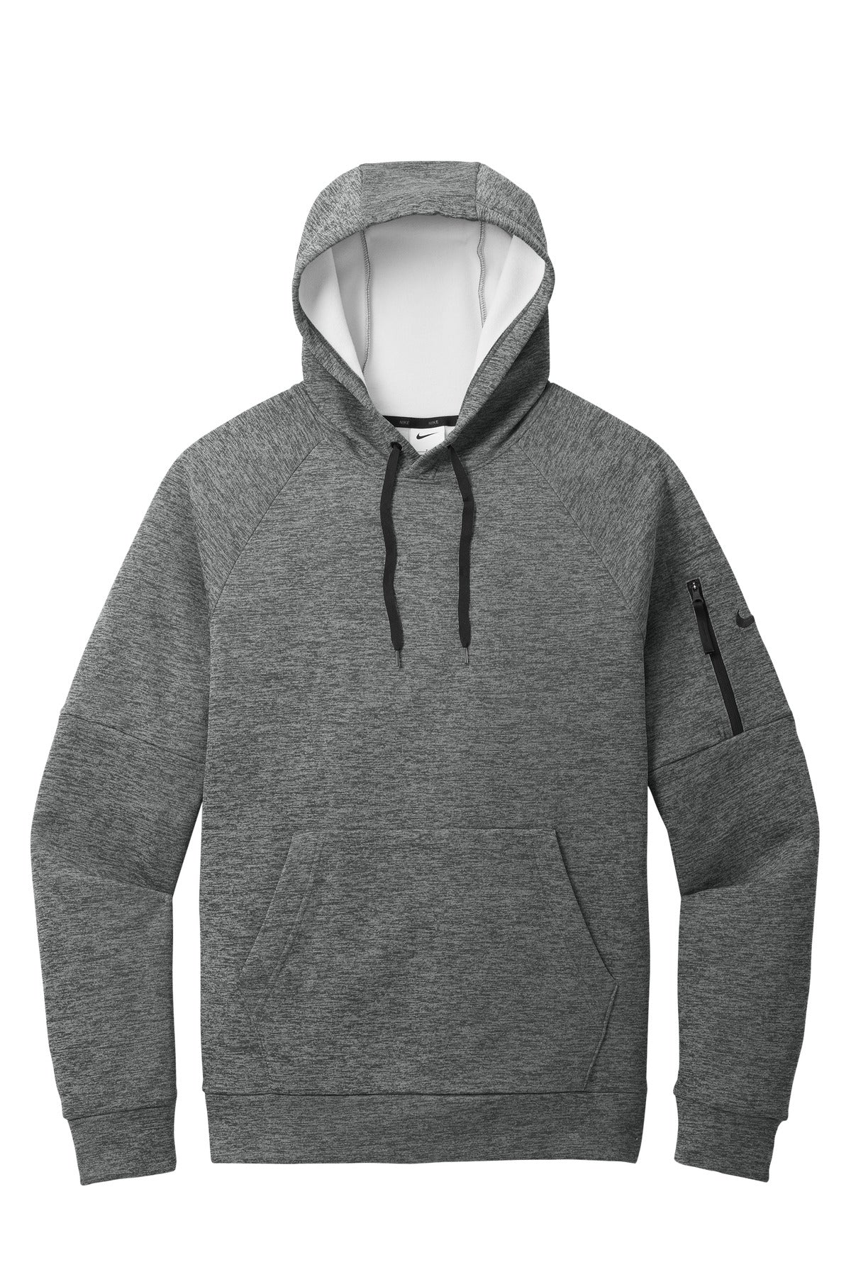 Nike Therma-FIT Pocket Pullover Fleece Hoodie NKFD9735 Charcoal Heather