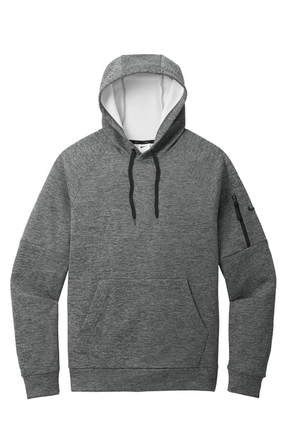 Nike Therma-FIT Pocket Pullover Fleece Hoodie NKFD9735 Charcoal Heather
