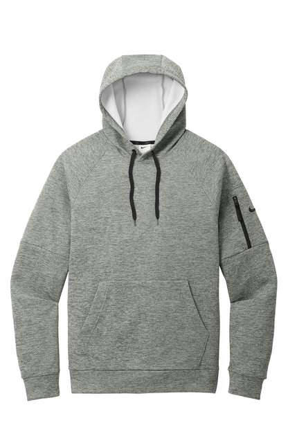 Nike Therma-FIT Pocket Pullover Fleece Hoodie NKFD9735 Dark Grey Heather