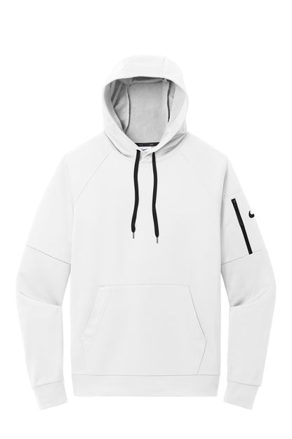 Nike Therma-FIT Pocket Pullover Fleece Hoodie NKFD9735 White