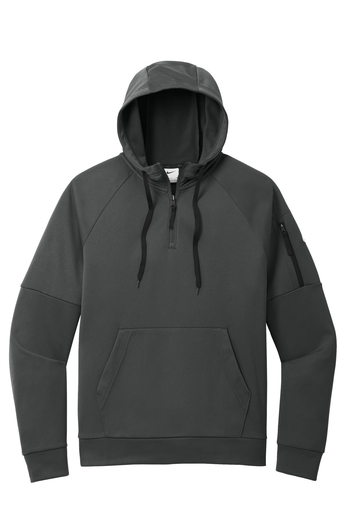 Nike Therma-FIT Pocket 1/4-Zip Fleece Hoodie NKFD9742 Anthracite