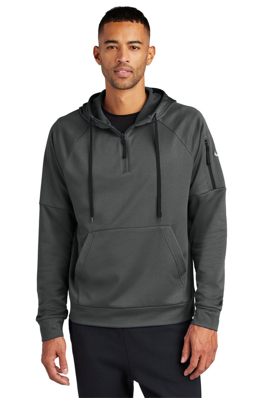 Nike Therma-FIT Pocket 1/4-Zip Fleece Hoodie NKFD9742 Anthracite