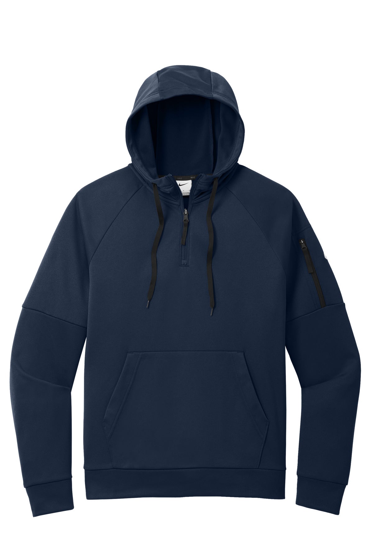 Nike Therma-FIT Pocket 1/4-Zip Fleece Hoodie NKFD9742 Navy