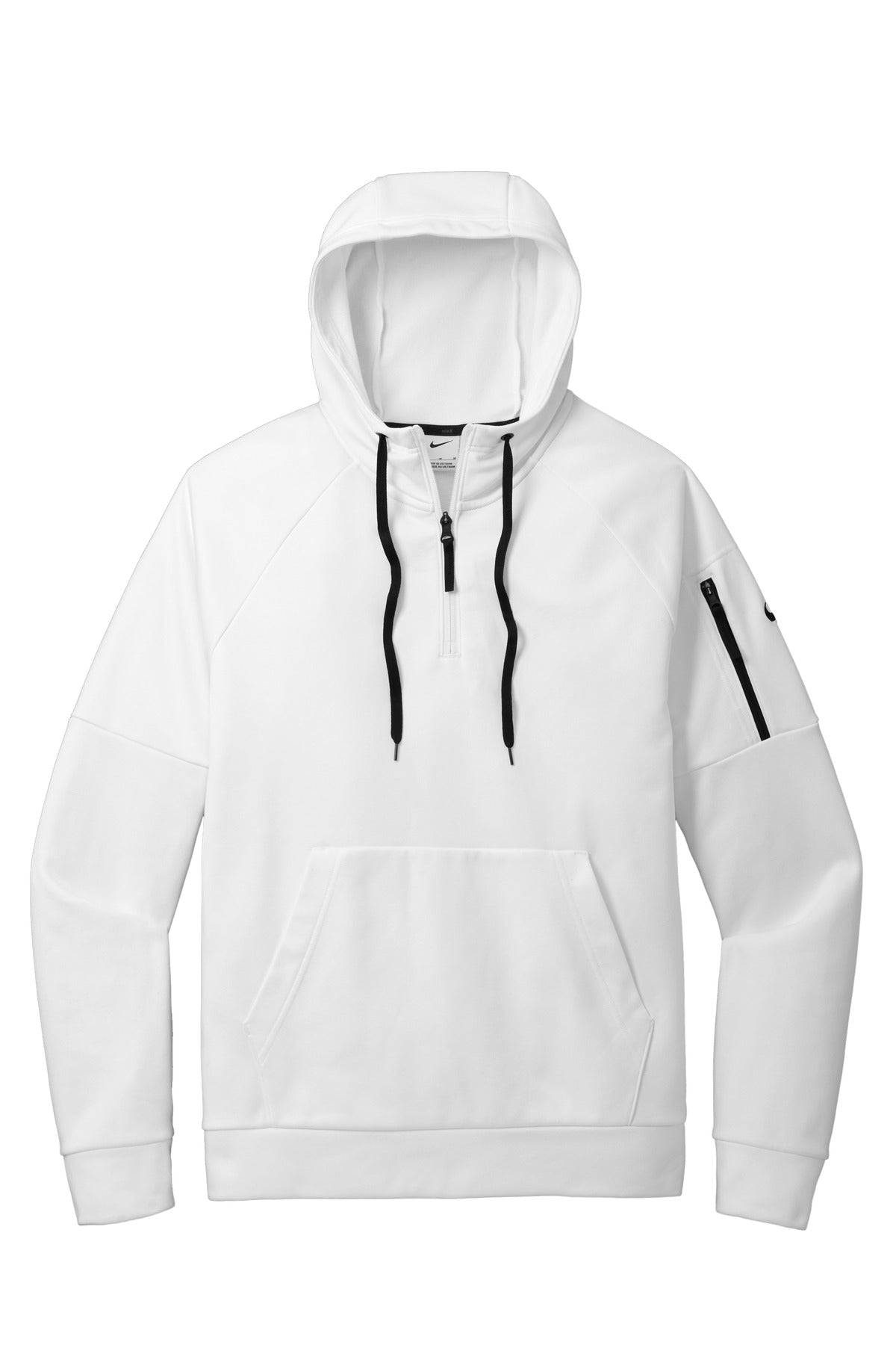 Nike Therma-FIT Pocket 1/4-Zip Fleece Hoodie NKFD9742 White