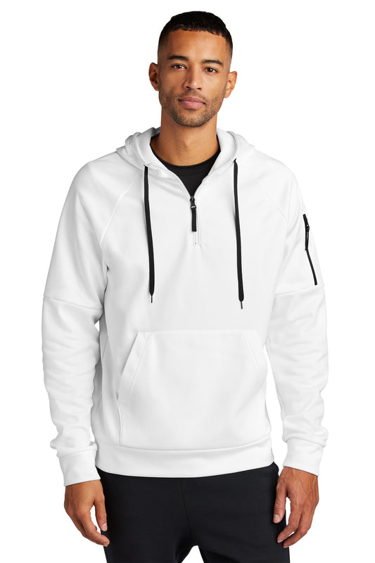 Nike Therma-FIT Pocket 1/4-Zip Fleece Hoodie NKFD9742 White