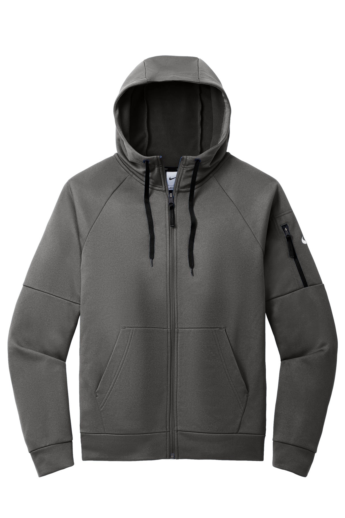 Nike Therma-FIT Pocket Full-Zip Fleece Hoodie NKFD9859 Anthracite