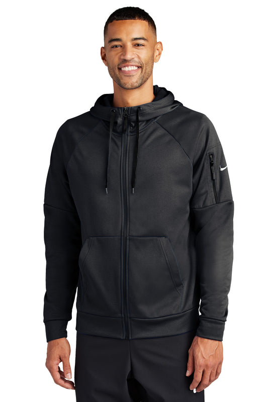 Nike Therma-FIT Pocket Full-Zip Fleece Hoodie NKFD9859 Black