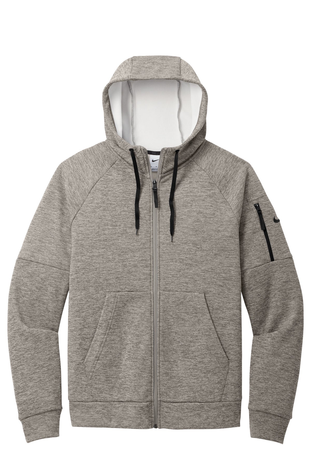 Nike Therma-FIT Pocket Full-Zip Fleece Hoodie NKFD9859 Charcoal Heather