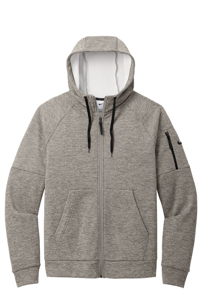 Nike Therma-FIT Pocket Full-Zip Fleece Hoodie NKFD9859 Charcoal Heather