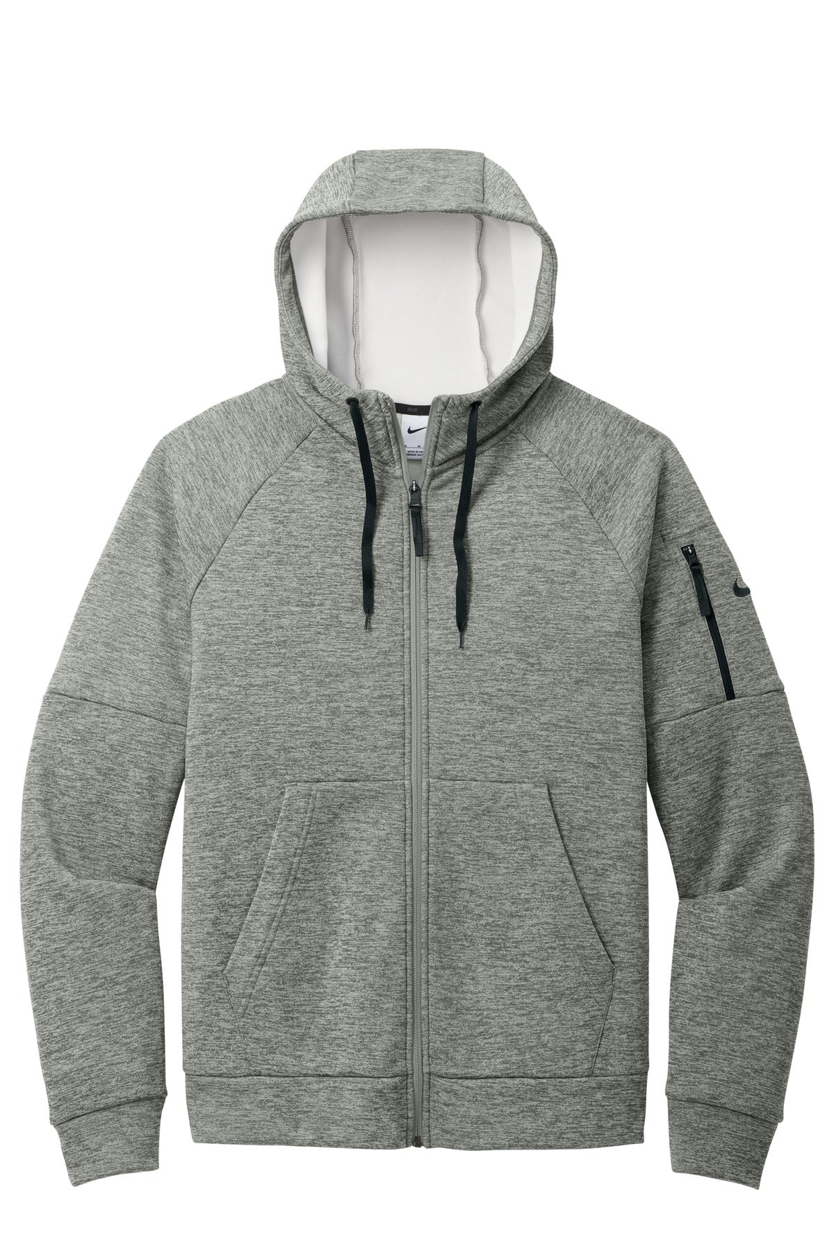 Nike Therma-FIT Pocket Full-Zip Fleece Hoodie NKFD9859 Dark Grey Heather