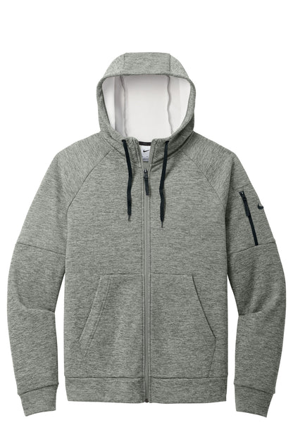 Nike Therma-FIT Pocket Full-Zip Fleece Hoodie NKFD9859 Dark Grey Heather