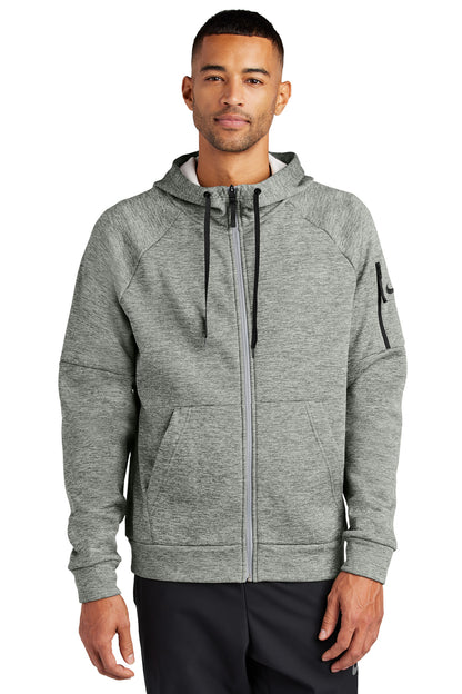 Nike Therma-FIT Pocket Full-Zip Fleece Hoodie NKFD9859 Dark Grey Heather