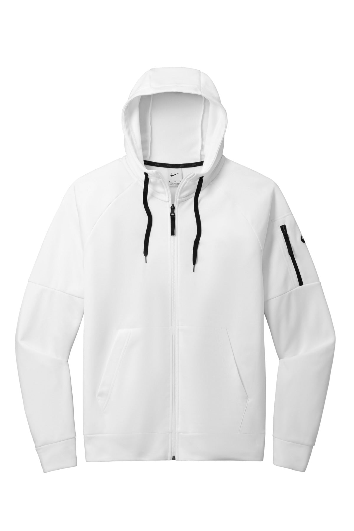 Nike Therma-FIT Pocket Full-Zip Fleece Hoodie NKFD9859 White