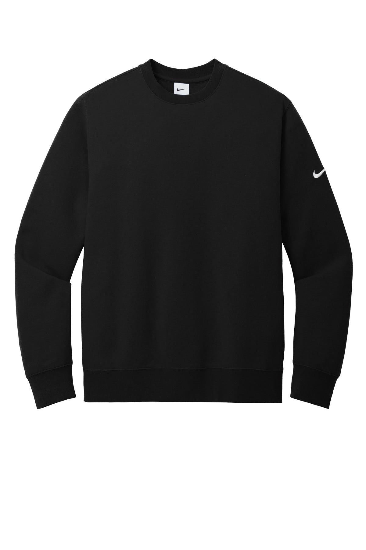 Nike Club Fleece Sleeve Swoosh Crew NKFD9863 Black