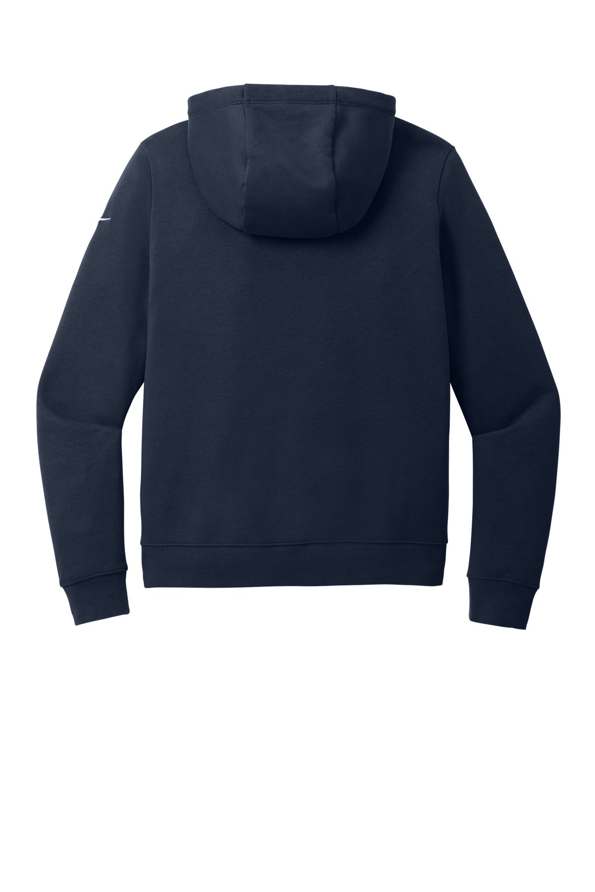 Nike Women's Club Fleece Sleeve Swoosh Pullover Hoodie NKFD9889 Midnight Navy