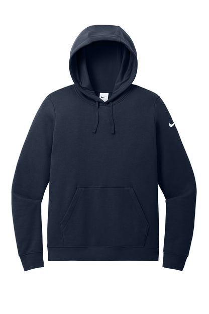 Nike Women's Club Fleece Sleeve Swoosh Pullover Hoodie NKFD9889 Midnight Navy