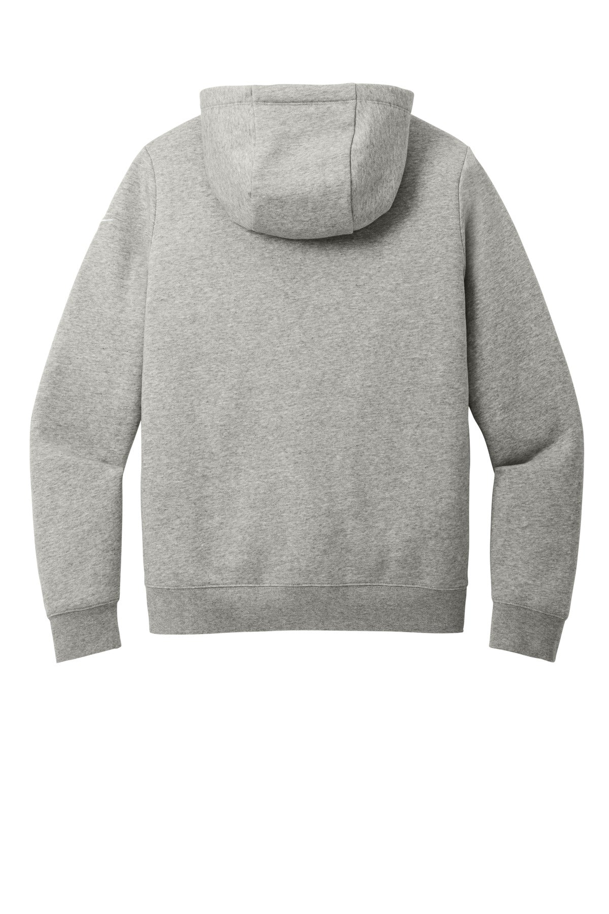 Nike Women's Club Fleece Sleeve Swoosh Full-Zip Hoodie NKFD9890 Dark Grey Heather