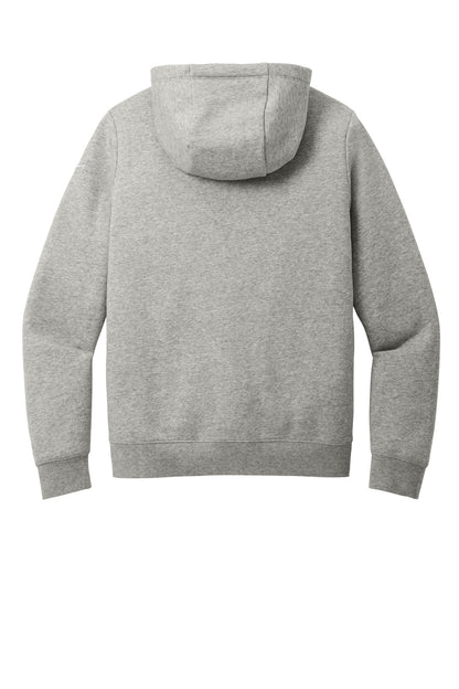 Nike Women's Club Fleece Sleeve Swoosh Full-Zip Hoodie NKFD9890 Dark Grey Heather