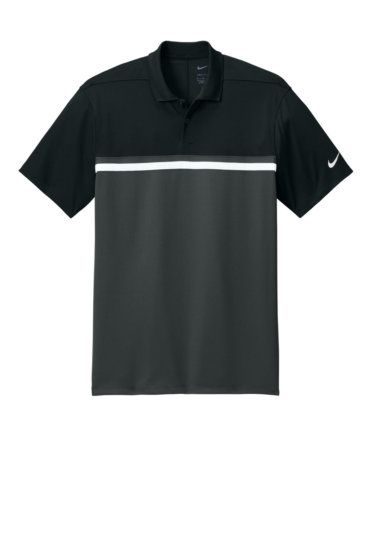 Nike Dri-FIT Victory Colorblock Polo NKFQ3968 Black/ Anthracite/ White