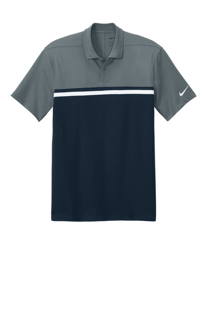 Nike Dri-FIT Victory Colorblock Polo NKFQ3968 Cool Grey/ Navy/ White