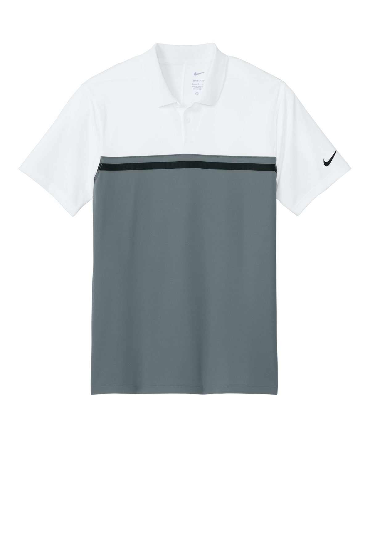 Nike Dri-FIT Victory Colorblock Polo NKFQ3968 White/ Cool Grey/ Black