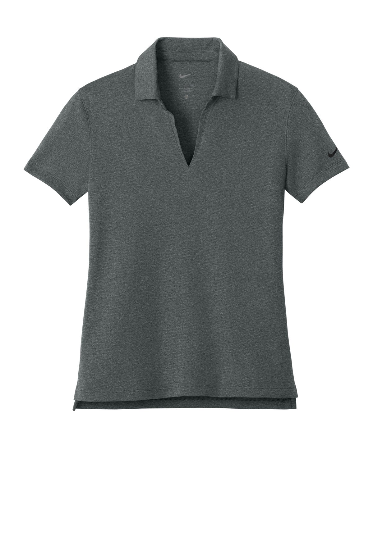 Nike Women's Dri-FIT Smooth Heather Polo NKFQ4793 Anthracite Heather