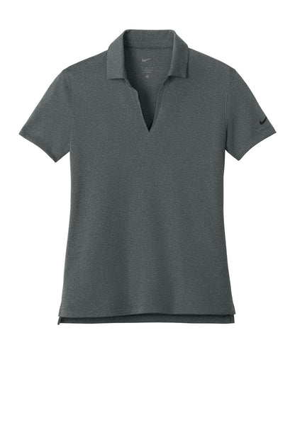 Nike Women's Dri-FIT Smooth Heather Polo NKFQ4793 Anthracite Heather