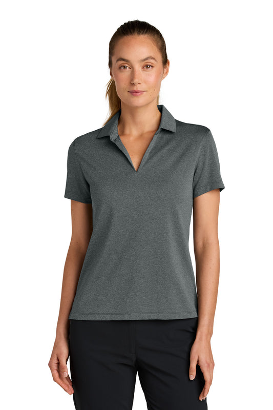 Nike Women's Dri-FIT Smooth Heather Polo NKFQ4793 Anthracite Heather