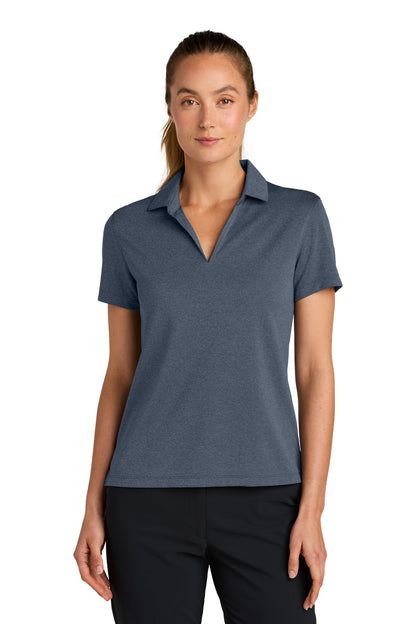 Nike Women's Dri-FIT Smooth Heather Polo NKFQ4793 Navy Heather