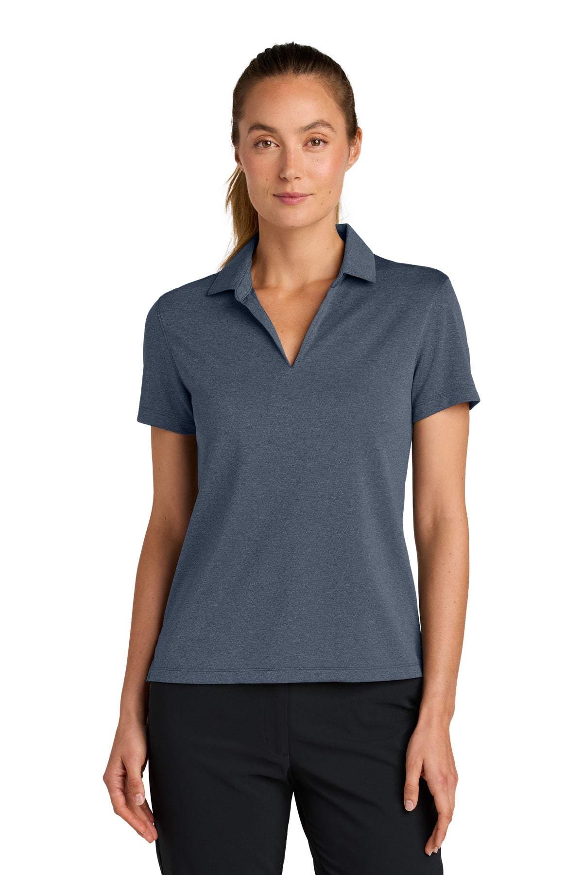 Nike Women's Dri-FIT Smooth Heather Polo NKFQ4793 image 1