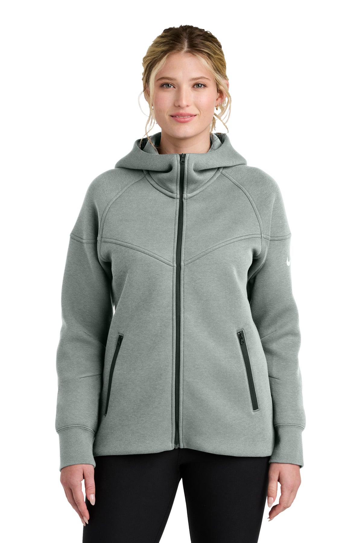 Nike Women's Tech Fleece Full-Zip Hoodie NKFQ4798 Dark Grey Heather