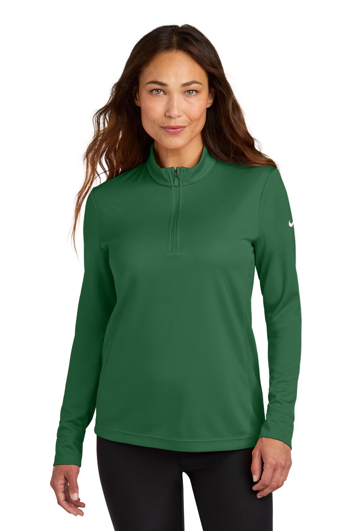 Cleveland Clinic Nike Women's Essential 1/2-Zip Cover-Up NKHM7969 Gorge Green