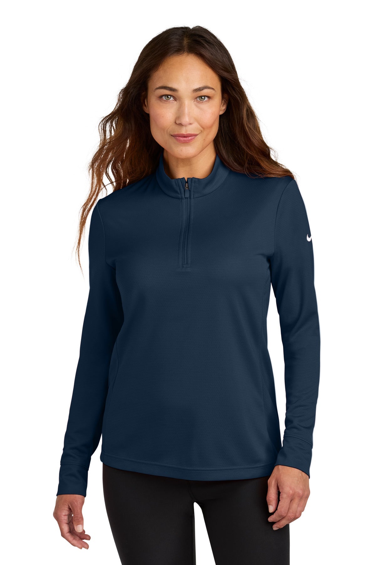 Cleveland Clinic Nike Women's Essential 1/2-Zip Cover-Up NKHM7969 Navy