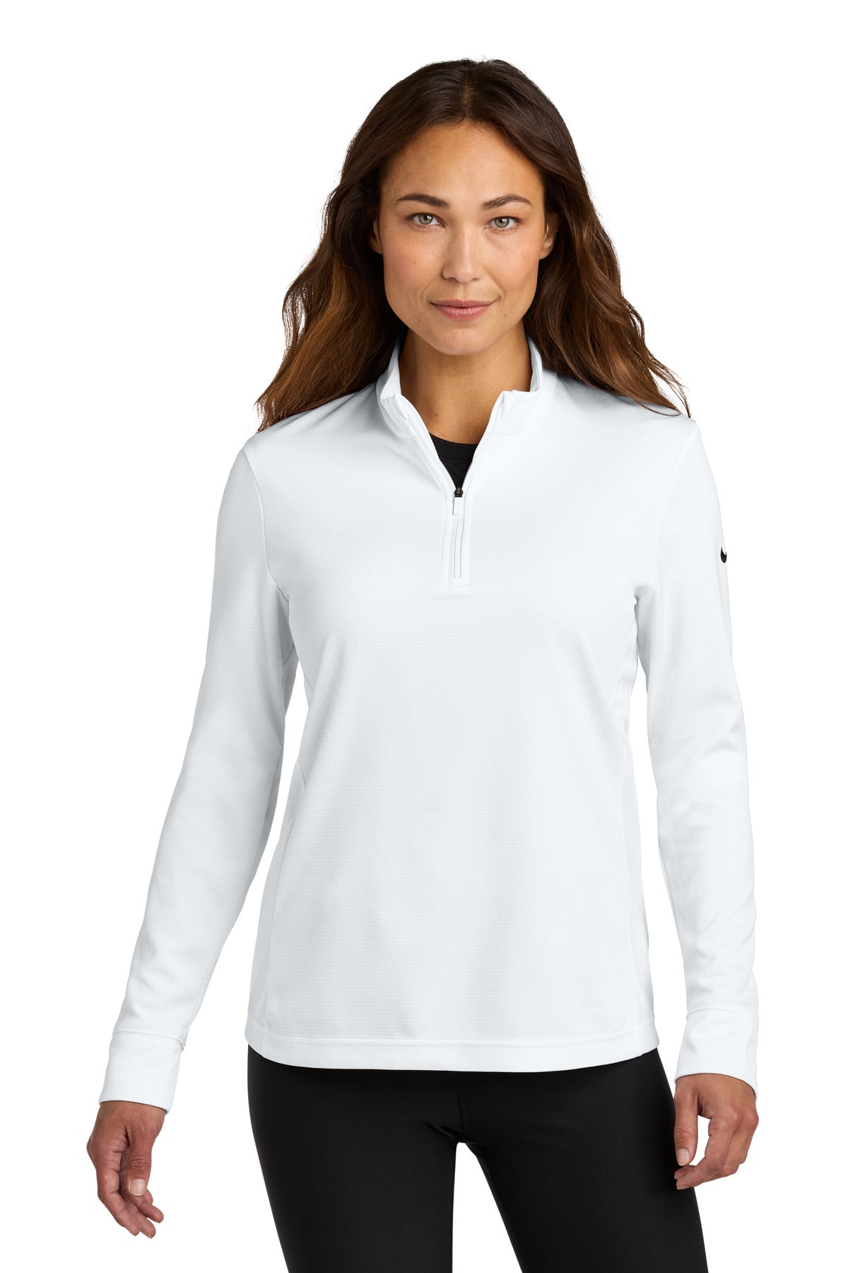 Cleveland Clinic Nike Women's Essential 1/2-Zip Cover-Up NKHM7969 White