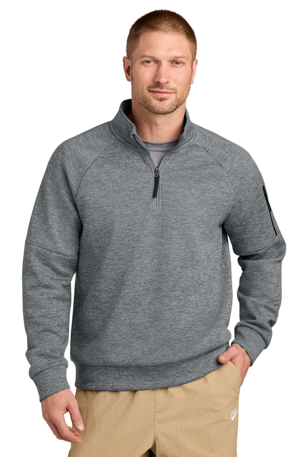 Nike Therma-FIT Pocket 1/4-Zip NKIO8125 Dark Grey Heather