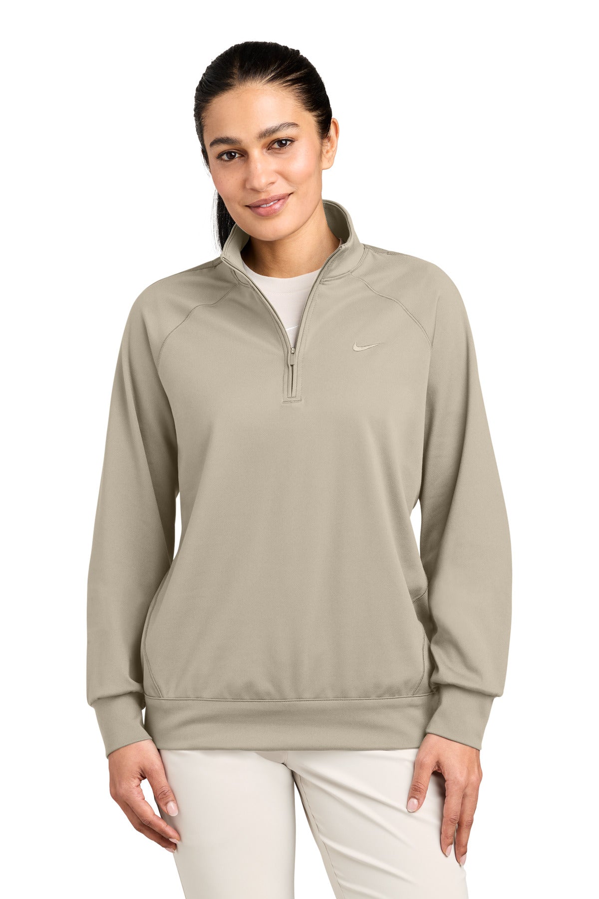 Nike Women's Dri-FIT Primary 1/4-Zip NKIO8129 Desert Khaki