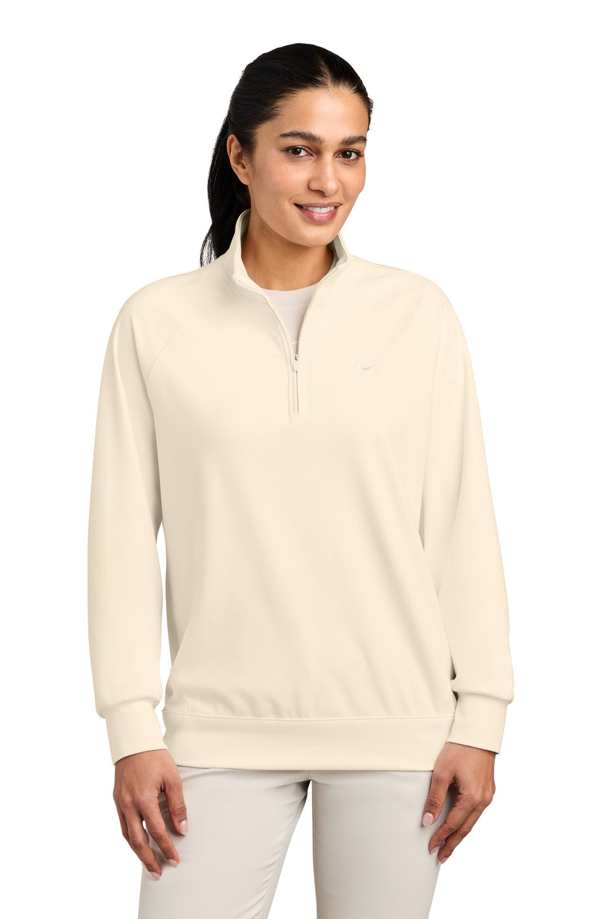 Nike Women's Dri-FIT Primary 1/4-Zip NKIO8129 Pale Ivory