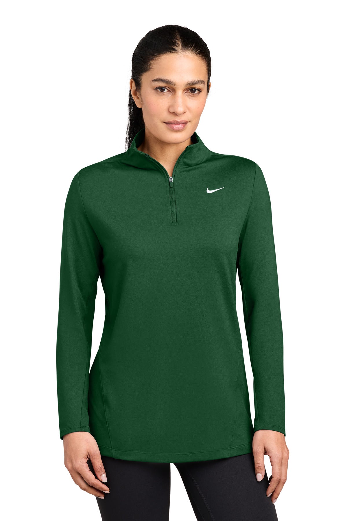 Nike Women's Dri-FIT Stride 1/2-Zip NKIO8141 Dark Green