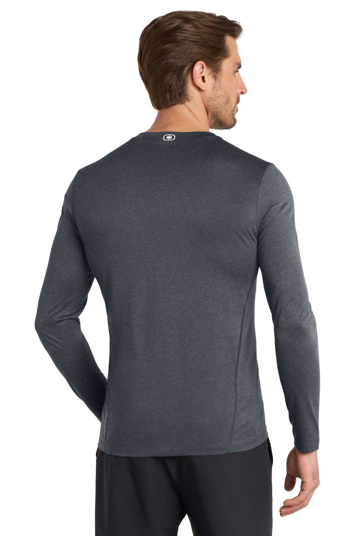 OGIO Long Sleeve Pulse Crew OE321 Gear Grey