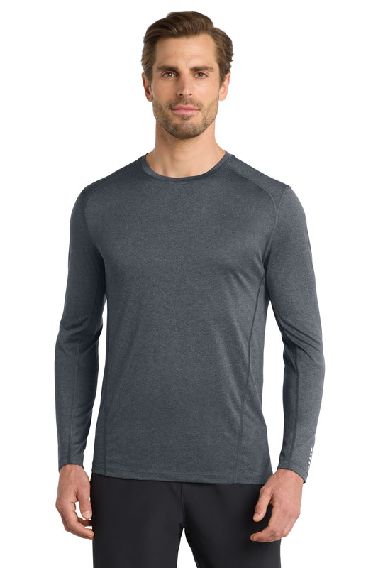 OGIO Long Sleeve Pulse Crew OE321 Gear Grey