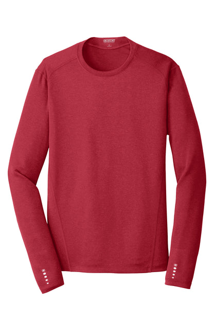 OGIO Long Sleeve Pulse Crew OE321 Ripped Red