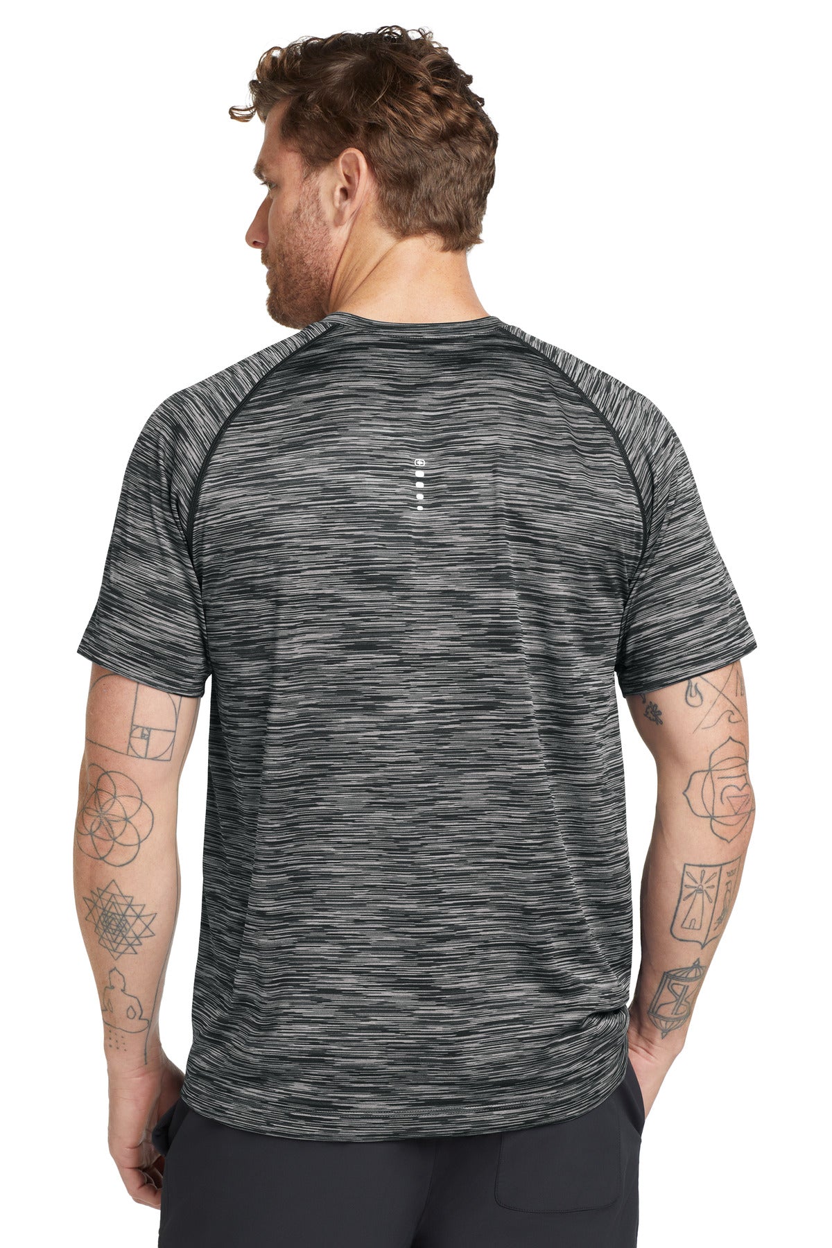 OGIO Verge Crew OE326 Blacktop Space Dye