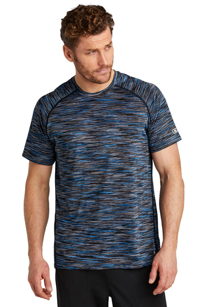 OGIO Verge Crew OE326 Electric Blue Space Dye