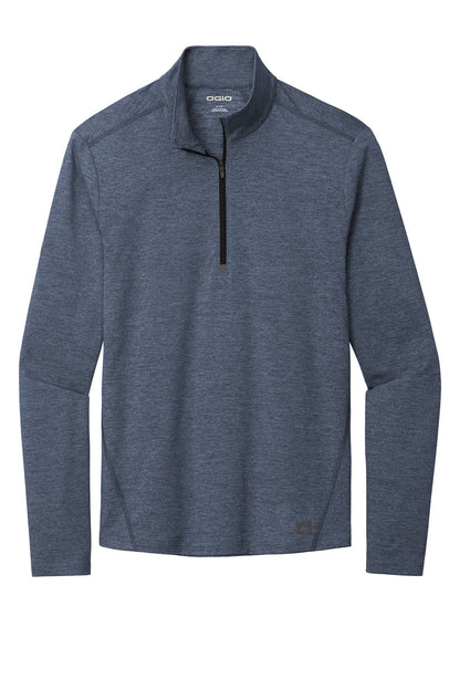 OGIO Force 1/4-Zip OE341 Blue Indigo Heather