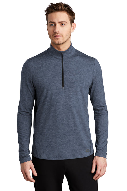 OGIO Force 1/4-Zip OE341 Blue Indigo Heather