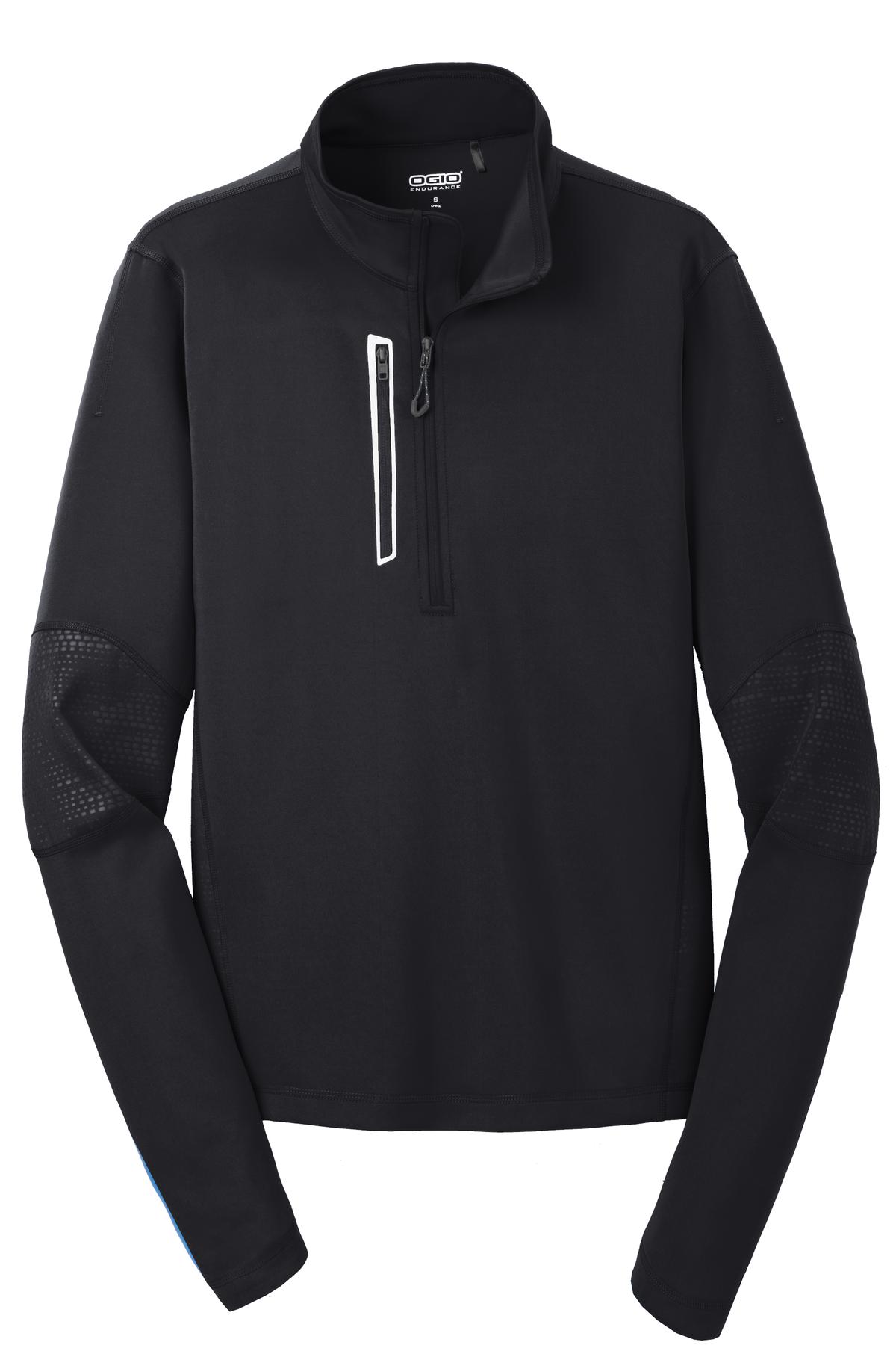 OGIO Fulcrum 1/4-Zip OE701 Blacktop