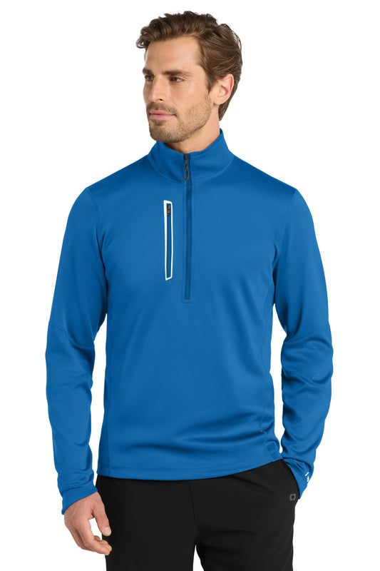 OGIO Fulcrum 1/4-Zip OE701 Electric Blue