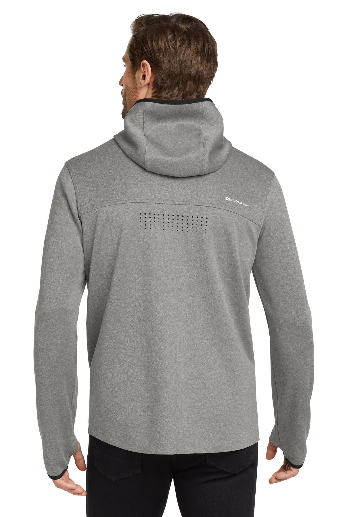 OGIO Stealth Full-Zip Jacket OE728 Heather Grey