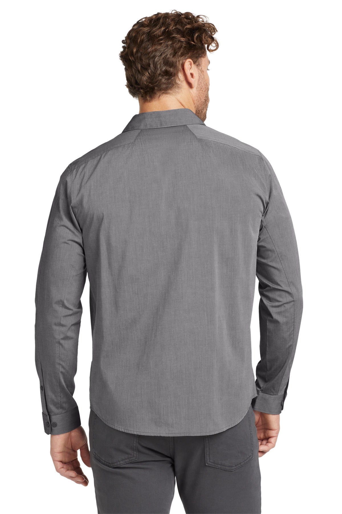 OGIO Commuter Woven Shirt OG1002 Gear Grey Heather